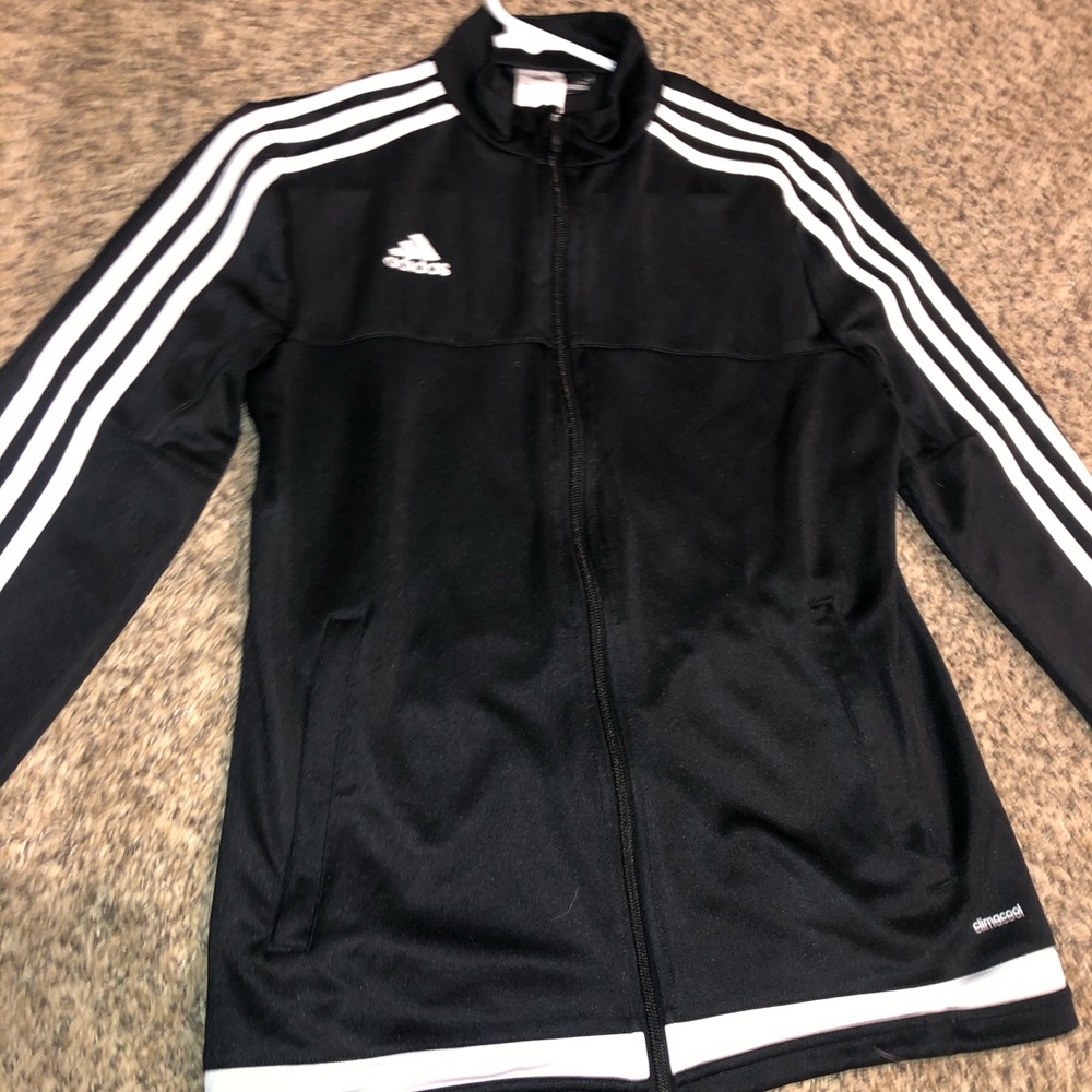 Adidas Black Zip Up